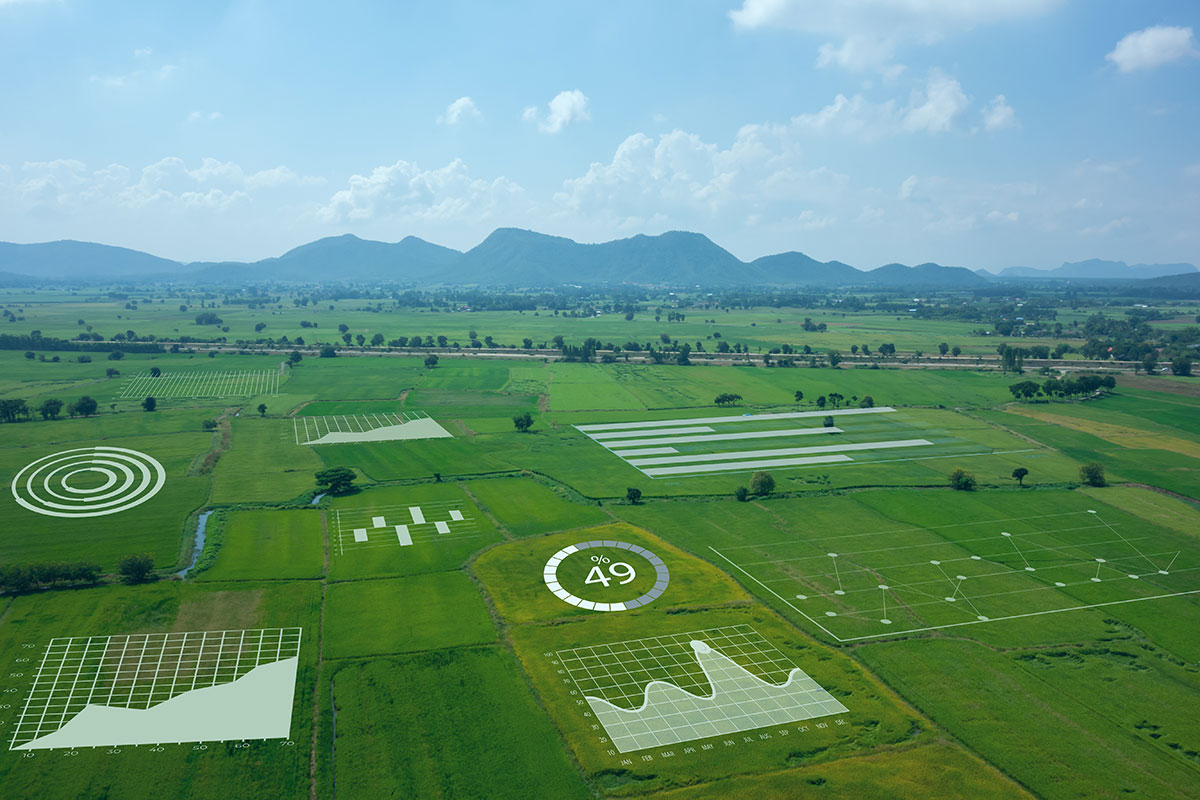 data overlay on rural land